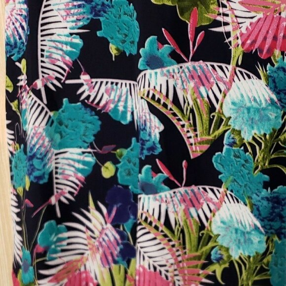 Love Riche Strappy Black Tropical Slip Dress - Picture 3 of 8